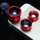 Universal clip on phone 3in1 lenses for Moblie Smart Phones 3 in 1 FishEye Wide Angle Macro Lens For iPhone For XIAO MI