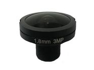 1/1.8″ 1.8mm F2.8 3mp 185 degree M12 fisheye wide angle lens with IR correction
