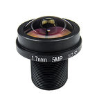 High Definition  F2.0 Fisheye CCTV Lens 5MP 1.7MM M12*0.5 Mount 1/2.5 Optical