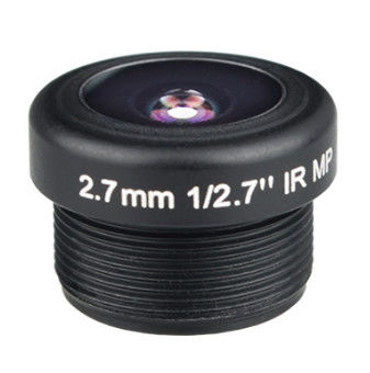 1/2.7" 2.7mm F2.2 3Megapixel M12x0.5 mount 180degree wide angle lens for doorbell/car camera