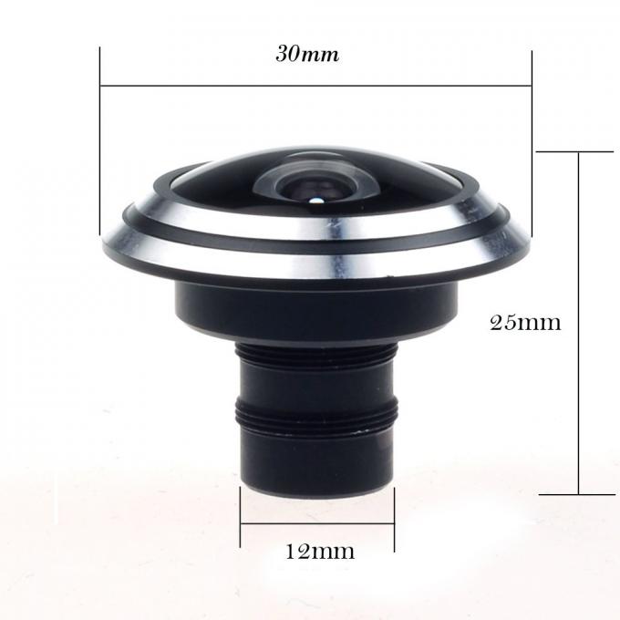 Metal 1.78mm lens wide Angle fisheye lens 180 degrees of entrance guard lens For cctv camera Free shipping
