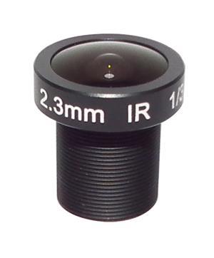 3.0 Megapixel Fixed M12 Lens 2.3mm 172 Degree 1/3 inch For CCTV camera: 