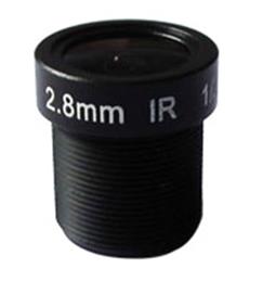 3.0 Megapixel Camera Lens 2.8mm 140 Degree 1/2.7'' inch, M12 mount, F2.6 aperture lens