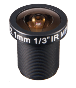 2.1mm F1.8 1/3 inch megapixel m12 automotive board lens for 1080P car camera