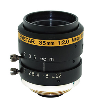 Machine Vision Lens 1/1.8" F2.0-16C 35mm 3 Megapixel C Mount Manual Iris Lens for Industrial camera Security