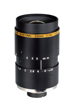 ITS Lens 1" F1.4 25mm Megapixel C Mount Manual Iris Lens for Intelligent traffic, Industrial camera