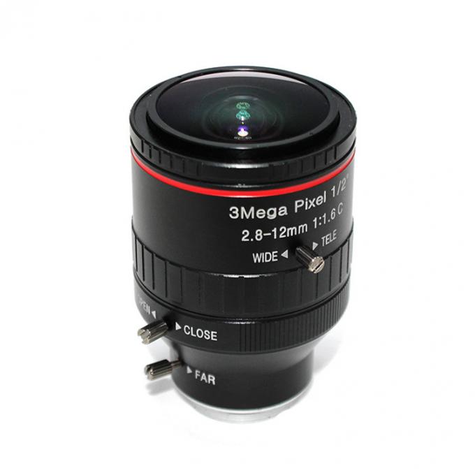 New 2.8-12mm 3.0MP Varifocal CCTV Lens with 1/2" 1:1.6 C Mount Lens for HD IP Camera 