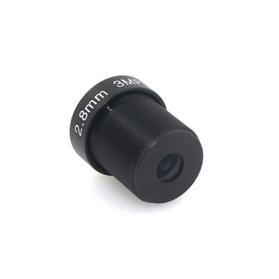 Clear 115° 3MP Scanning Projection Surveillance Lens 2.8mm Wide Angle Optics for Security Cameras