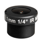 Automotives Lens 1/4" 2.1mm F2.5 Megapixel M12x0.5 mount low distortion board lens, 2.1mm scanner lens