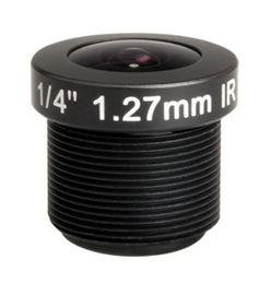 Automotives Lens 1/4" 1.27mm 5Megapixel M7/M12 185degree Mini IR Fisheye Lens, 1.27mm fisheye lens for OV4689