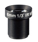 Low Distortion Lens 1/3" 6mm 47d HFOV Low Distortion Lens 3MP M12 Mount with IMX185 for security camera