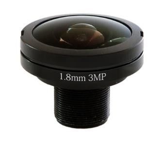 185 Degree Panoramic Surveillance Lens With IR Correction For Wide Angle Security Monitoring