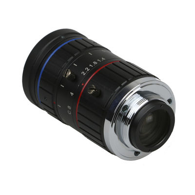 16mm F1.4 Manual Focus Industrial Machine Vision Lens for 1 Inch UHD Cameras