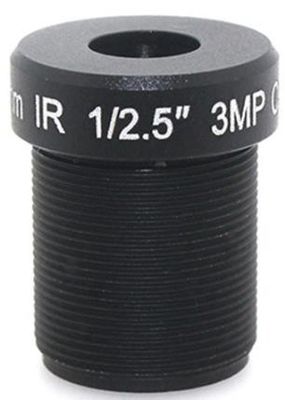 MR-C0618W125-3MPC M12 F2.0 Auto Iris Lens / Motorized Zoom Lens 52.8° Field View