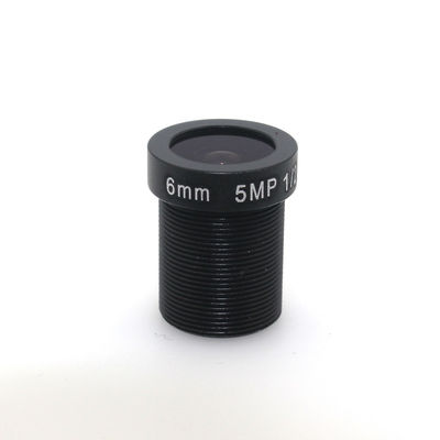 6mm Fixed Iris M12 5.0MP AI 4K Lens for Wide Angle Security Camera Systems