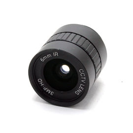 High Resolution Machine Vision Lens CS / C Mount  3MP 6mm  F1.2 Fixed Focus