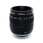 50mm lens C mount f/1.4 CCTV Lens C Mount 2/3 CCTV Lens features alloy casing with Quality Camera lens