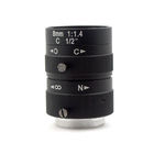 3.0 Megapixel 8mm lens 1/2" Manual Fixed C Mount Industrial lens For cctv camera box