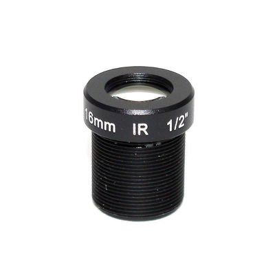 HD 5.0 Megapixel M12 CCTV Lens 16mm 1/2" Image Format 96 Degree Viewing Angle