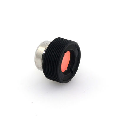 Metal 6mm Button Lens 1/3" Format Silver Color For CCTV Security Camera