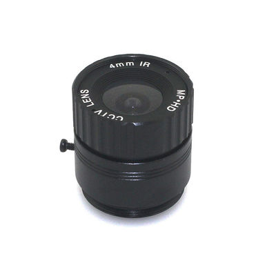 Black Optical CCTV Motorized Zoom Lens 4mm  F1.4 Home Security Use