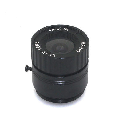 Black Optical CCTV Motorized Zoom Lens 4mm  F1.4 Home Security Use