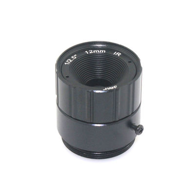 12mm IR Fixed Security Camera Lens 3 Mega Pixels 1/3" F1.6  High Resolution