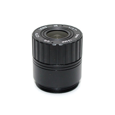 1/1.7" 4K CCTV Camera Lens IR Correction F1.8 Megapixels 12MP 72.64 Degrees For UHD Security Camera