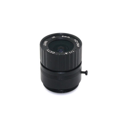 6mm 3.0MP HD CS Mount Lens 53 Degree Field Angle 3MP Resolution Long Lifespan