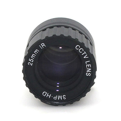 25mm 3MP CS Mount Lens 14 Degree 16.7° Field Angle IR Security Camera Applied