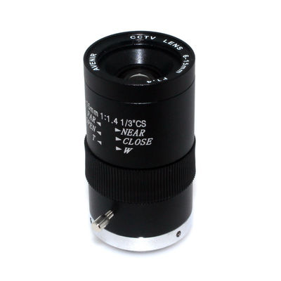 Customized Design Megapixel Varifocal Lens  6-15mm CCTV Manual Iris Lens