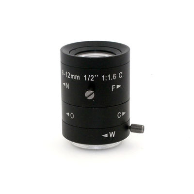 C Mount HD Industrial Lens 3.0MP 6-12mm Vari - Focal Manual Iris For CCTV Camera