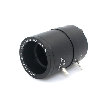 Flat Image Machine Vision Lens 4-12mm MP Resolution CS 1/2" IR CS Mount Varifocal