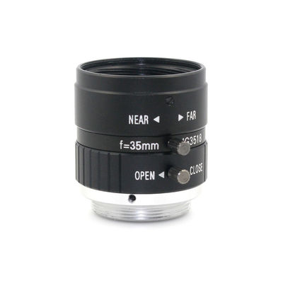 Manual Zoom Focus Iris High Resolution Lens 5MP 35mm F1.8 For Microscopes CCTV Camera