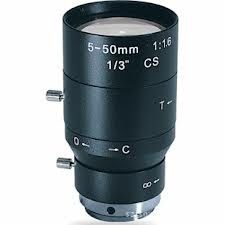 5-50mm manual iris lens