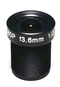 3.6mm 1080P M12 Lens, high resolution camera lens