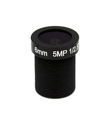 6mm 5.0 Megapixel Lens, M12 camera lens