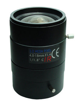 4-18mm megapixel lens, 3.0 mega lens, manual iris
