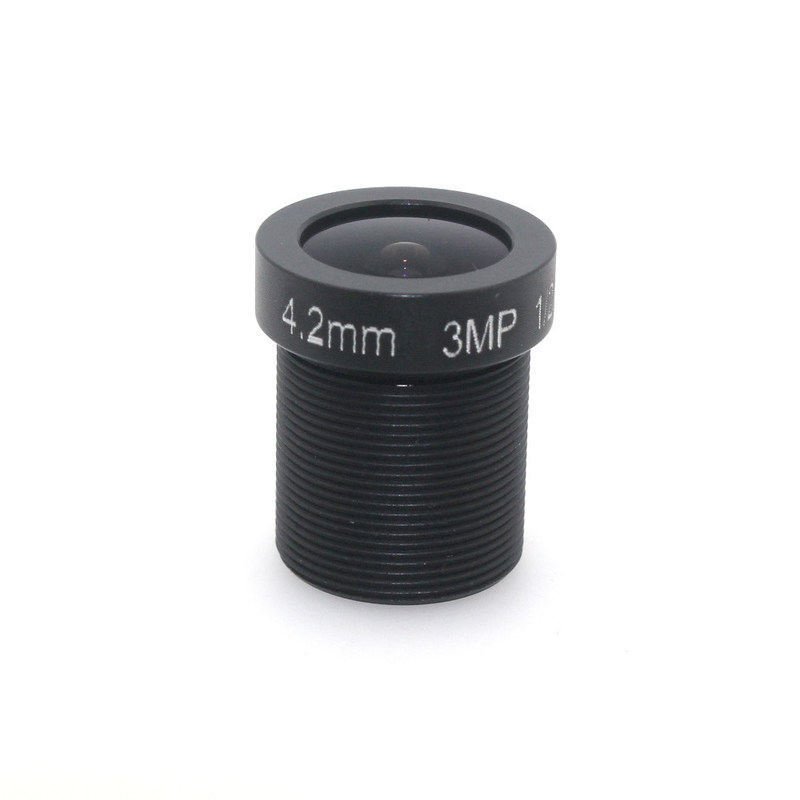3 MP 4.2 mm 78° Surveillance Lens for Clear Wide Angle Monitoring Security IP Camera Systems