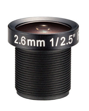 1/2.5 inch F2.0 m12 mount 2.6mm fixed-focal lens ( Fabricante de lentes cctv s montaje M12 )