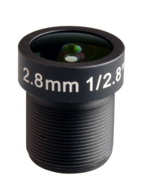 1/2.8" 2.8mm F2.0 Megapixel 1080P M12/CS Mount 142degree Wide Angle Lens, 2.8mm security camera lens