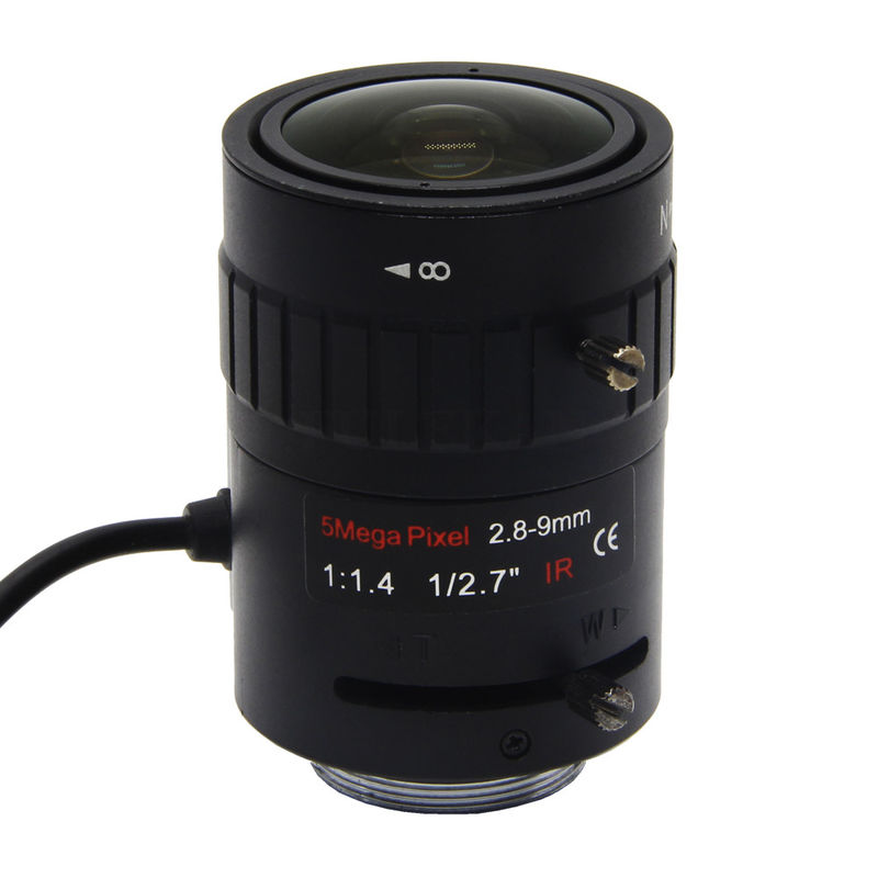 5Megapixel Starlight F1.4 DC AUTO IRIS CS Mount Varifocal CCTV Lens 1/2.7 inch 2.8-9mm For Starlight/5MP Box Camera