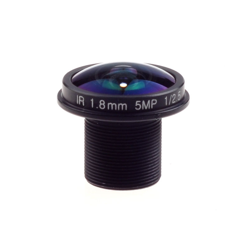 5mp 1.8mm 180 degree CCTV MTV Board IR Lens Fisheye Lens for Security CCTV Video 5MP IP camera