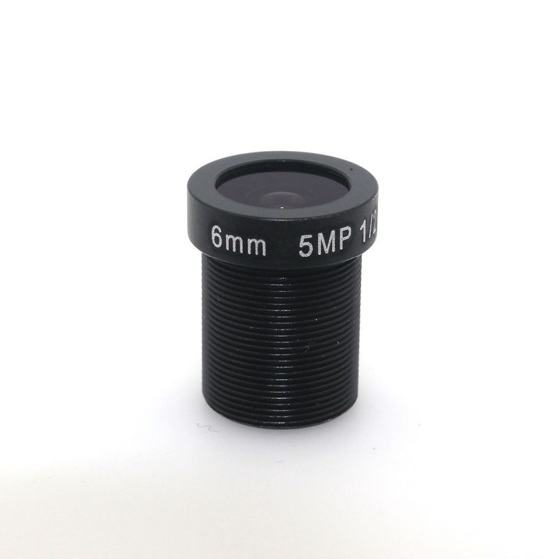 1/2.5" HD 5MP 6mm Fixed Iris M12 MTV IR Board CCTV Lens view 70 degrees for Security IP Camera