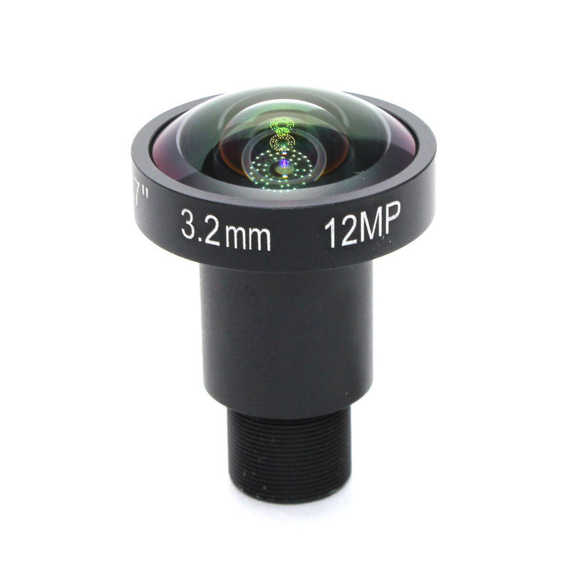 4K CCTV Wide Angle Lens HD 12.0 Megapixel 3.2mm 1/1.7" Format For IMX226 Sensor