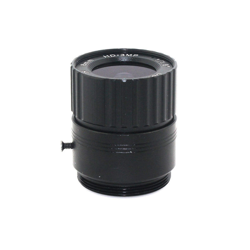 1/1.8 Sensor CS Mount CCTV Lens 8mm 43 Degree For HD IP AHD HDCVI SDI Cameras