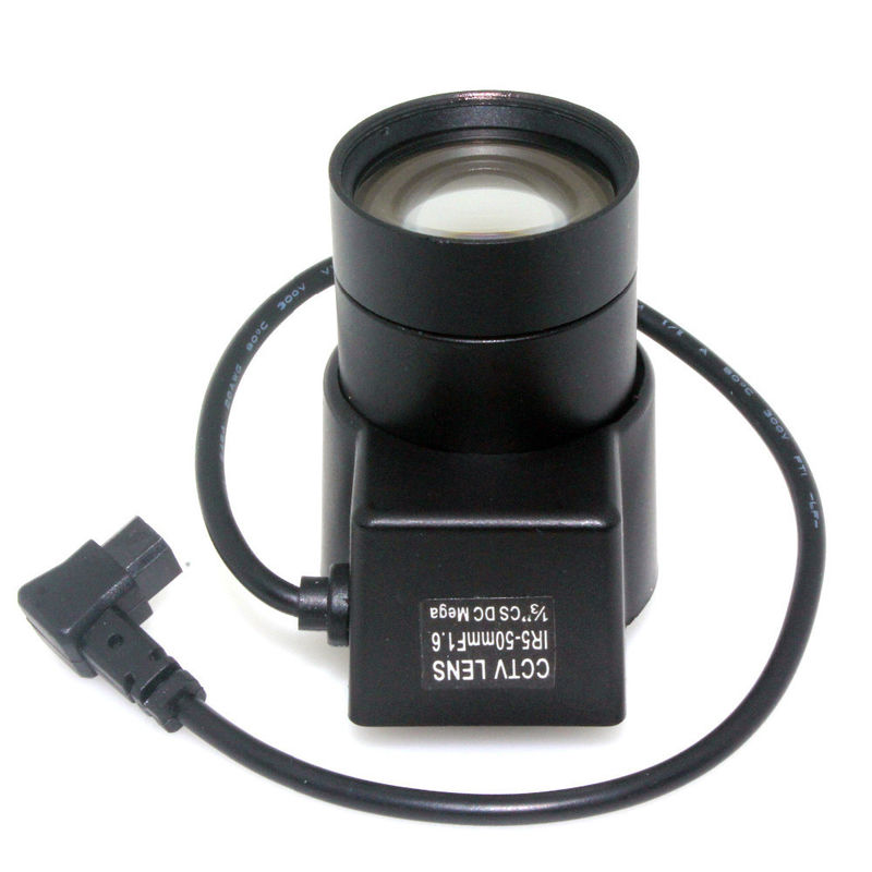 Industrial  DC Auto Iris Lens Manual Zoom F1.6 Megapixel Varifocal Lens