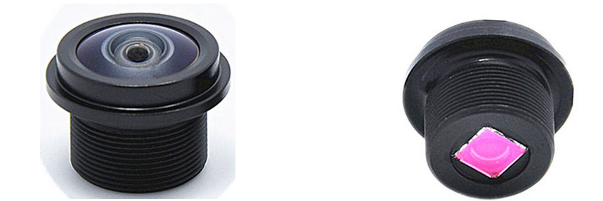 Vehicle mount lens, 1/2.7 size,  HFOV: 190 Deg, TTL 14.52mm, MR-H8067A